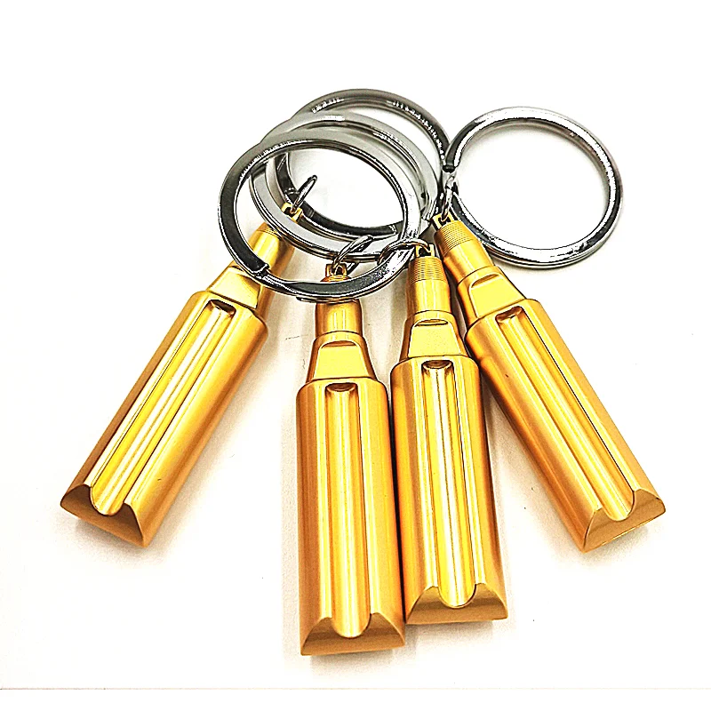 Keychain Pendant Oilfield Tricone Three Cone Rotary Drill bit Pendants oil well oilfields jewelry gifts souvenirs