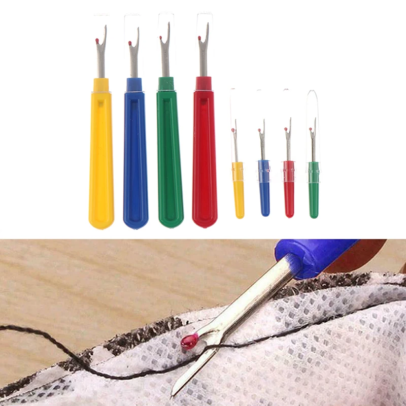 8pcs Seam Ripper Stitch Unpicker With Plastic Handle Thread Cutter DIY Sewing Remover Combination Cross Embroidery Tools