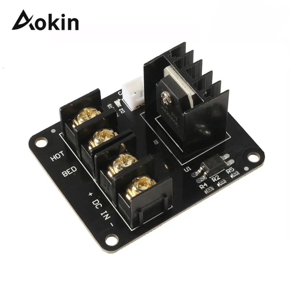 

4 pieces 3d Printer Parts Hot Bed Power Expansion Board / Heatbed Power Module Tube High Current Load Module Printing Part Board