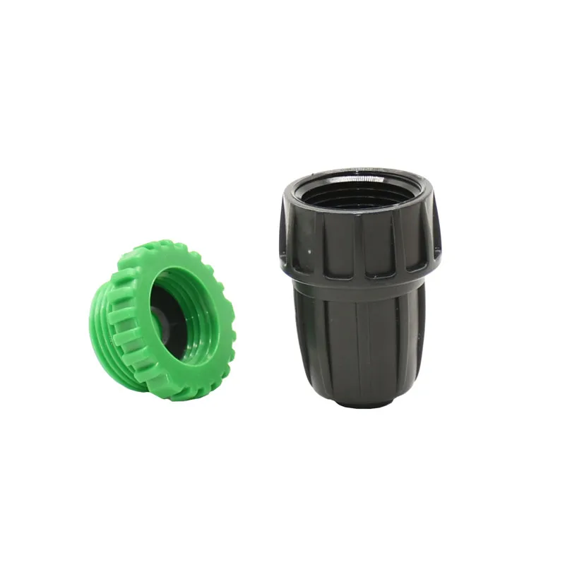 1/2 3/4 Female Thread To 1/4 1/2 Garden Hose Barb Connector 4/7 16MM  Hose Fitting Drip Irrigation Coupler With Lock Nut