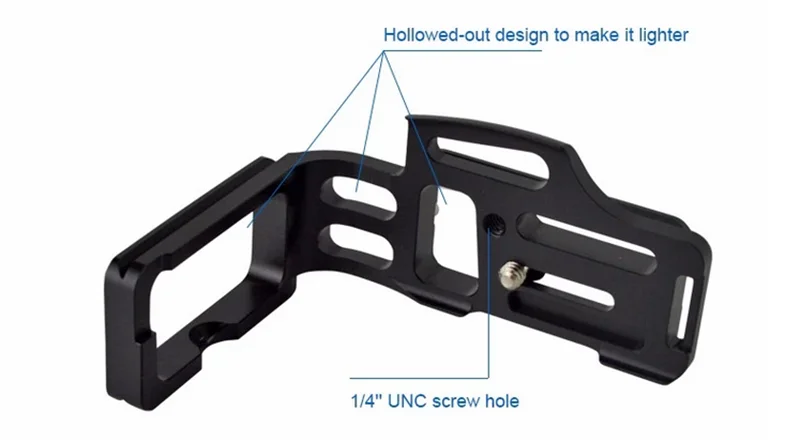 New Arca Swiss 38mm Standard L bracket quick release plate for Nikon D800/D800E/D810