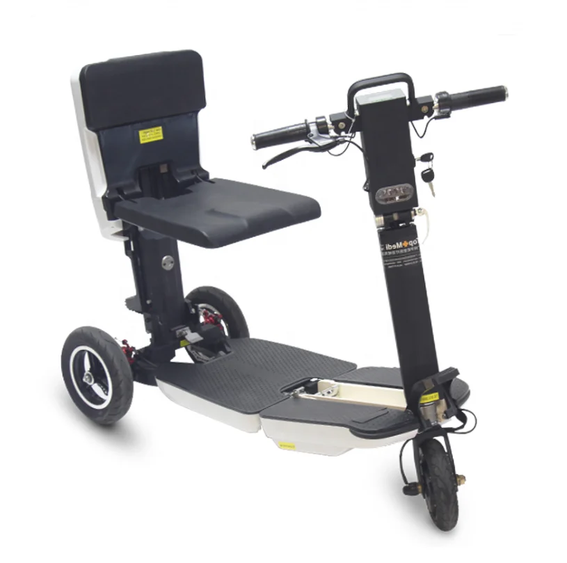 

Luggage Scooter Foldable Electric Tricycle Portable Scooter For Elderly Adults With Disabilities Travel