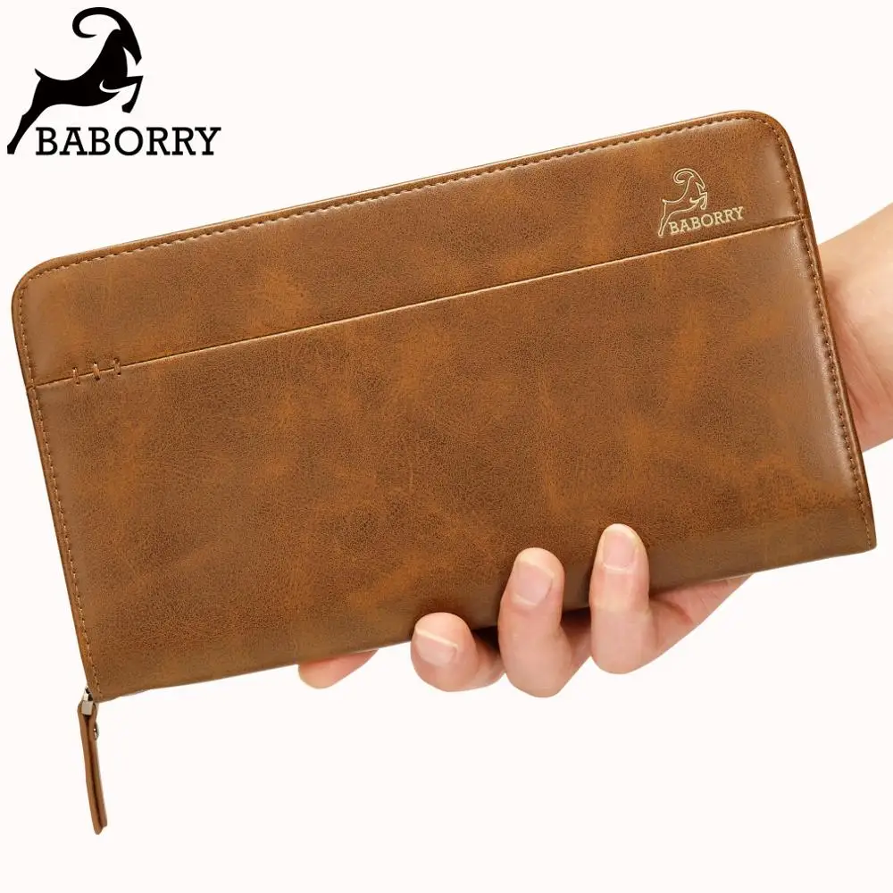 

Fashion Wallet Men Purse Long Purse Coin Case Passport Bag For Men Credit Card Holder Multi-functional Creative Mobile Wallets