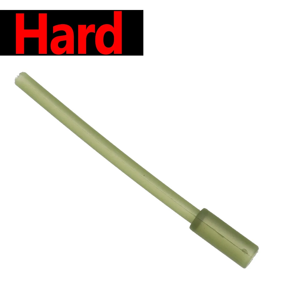 JIGEECARP 12PCS Carp Fishing Inline Weight Insert Cone Tube Soft & Hard Inline Rubber Sleeve Terminal Fish Accessories