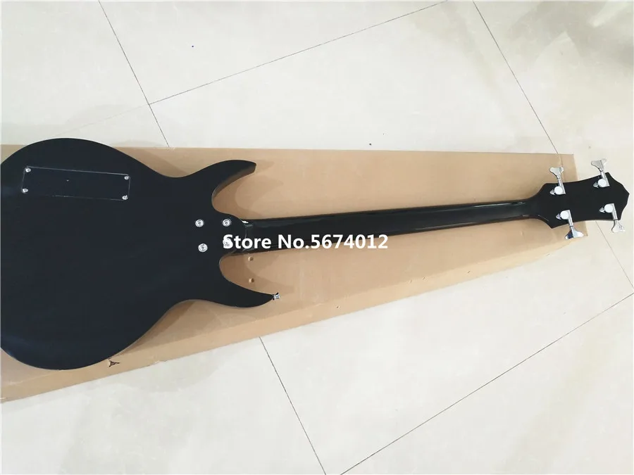 Gene Simmons Axe  Signed Punisher KISS Bass Black paint, rosewood fingerboard, free delivery