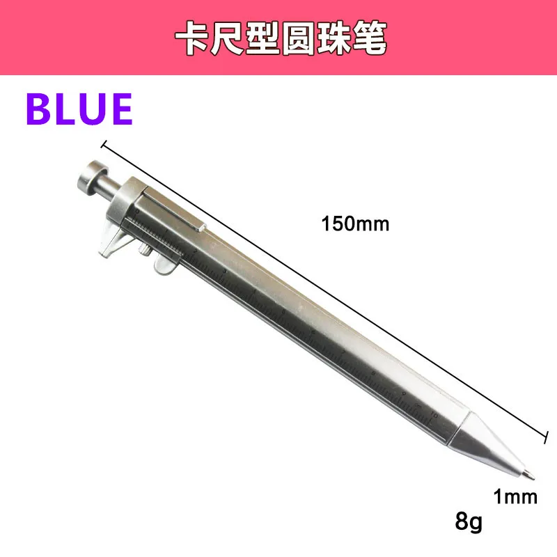 พลาสติก Vernier Caliper ประเภทเครื่องเขียนปากกาลูกลื่นนักเรียนเครื่องมืออเนกประสงค์0-100Mm Caliper