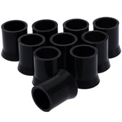 10Pcs 11mm Black Rubber Tobacco Smoking Pipe Tip Grips Smoking Pipe Mouthpiece Stem Pipe Tip Grips Ring Protective Sleeve