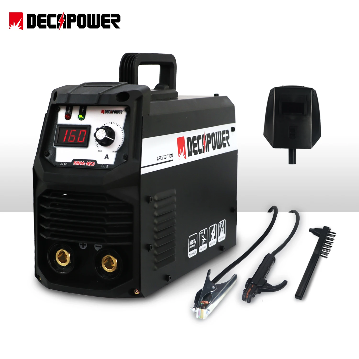 Decapower DC Inverter Welder Arc 220V SMAW MMA Welding Machine Support cellulose electrode