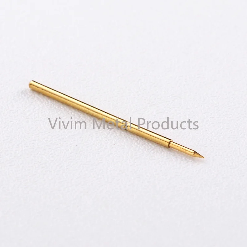 20/100PCS PA50-B1 Spring Test Probe PA50-B Test Pin Test Tool 16.35mm Dia0.68mm Gold Needle Tip Dia 0.48mm Pogo Pin P50-B P50-B1