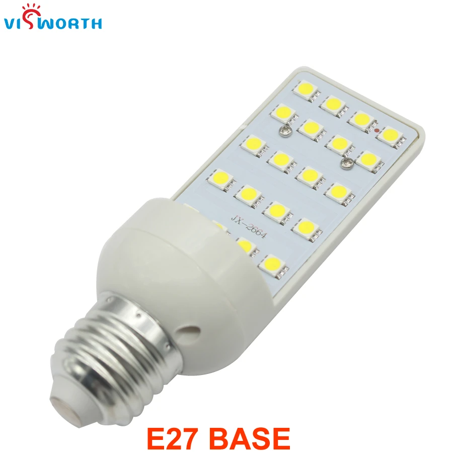 G24 LED Bulbs 5W 7W 9W 12W E27 LED Corn Light SMD5050 180 Degree AC 110V 220V 240V Horizontal Plug Light