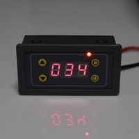 220V 5V 12V 24V Digital Time Delay LED Display Cycle Timer Control Adjustable Timing Time Delay