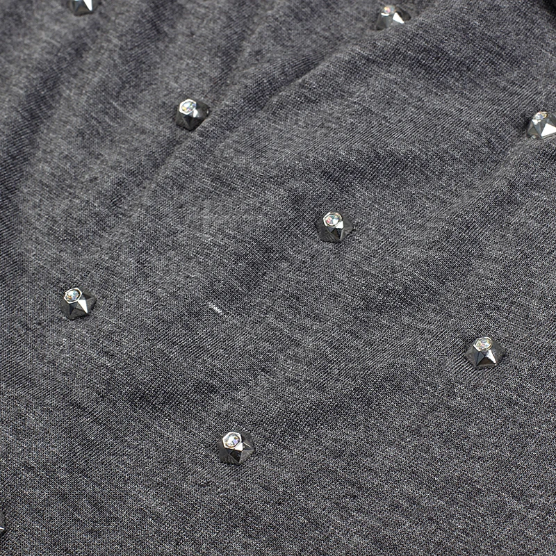 Geebro New Spring Women Soft Metallic Rhinestones Slouchy Skullies Beanies hat And Caps Autumn Ladies Girls Baggy Bonnet Gorros