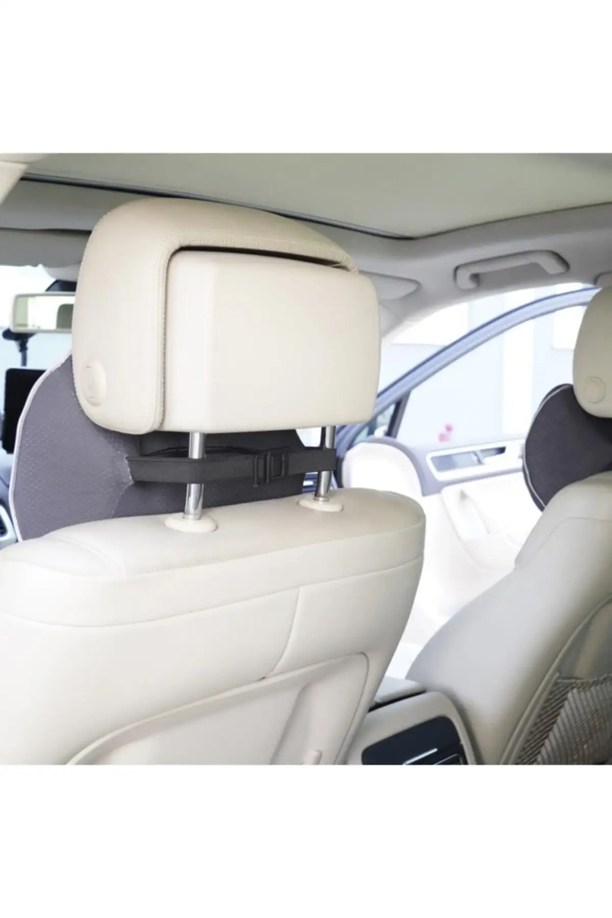 차량용 비스코스 목 지지대 및 허리 지지대 회색 viscol 베개 (한 좌석 전용), 단일 좌석