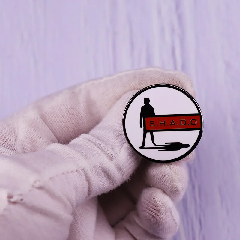 UFO SHADO Pin Broch Gerry Anderson TV Series Logo Badge view 4