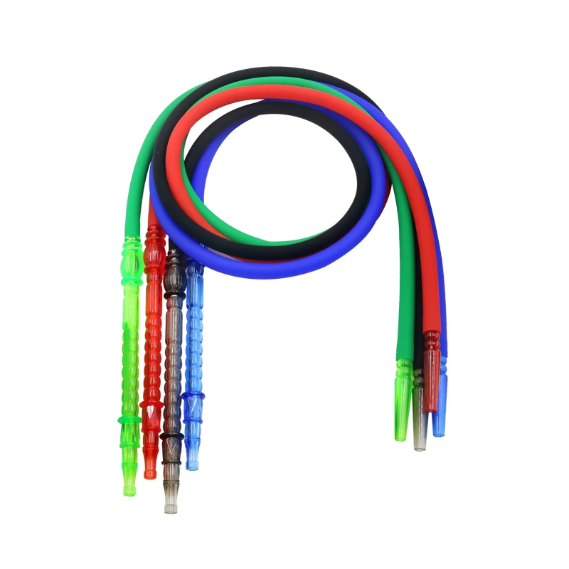 

High Quality Silicone Hookah Shisha Hose Acrylic Stem Shisha Hose Tube Water Pipe Chicha Narguile Hookah Soft Hose