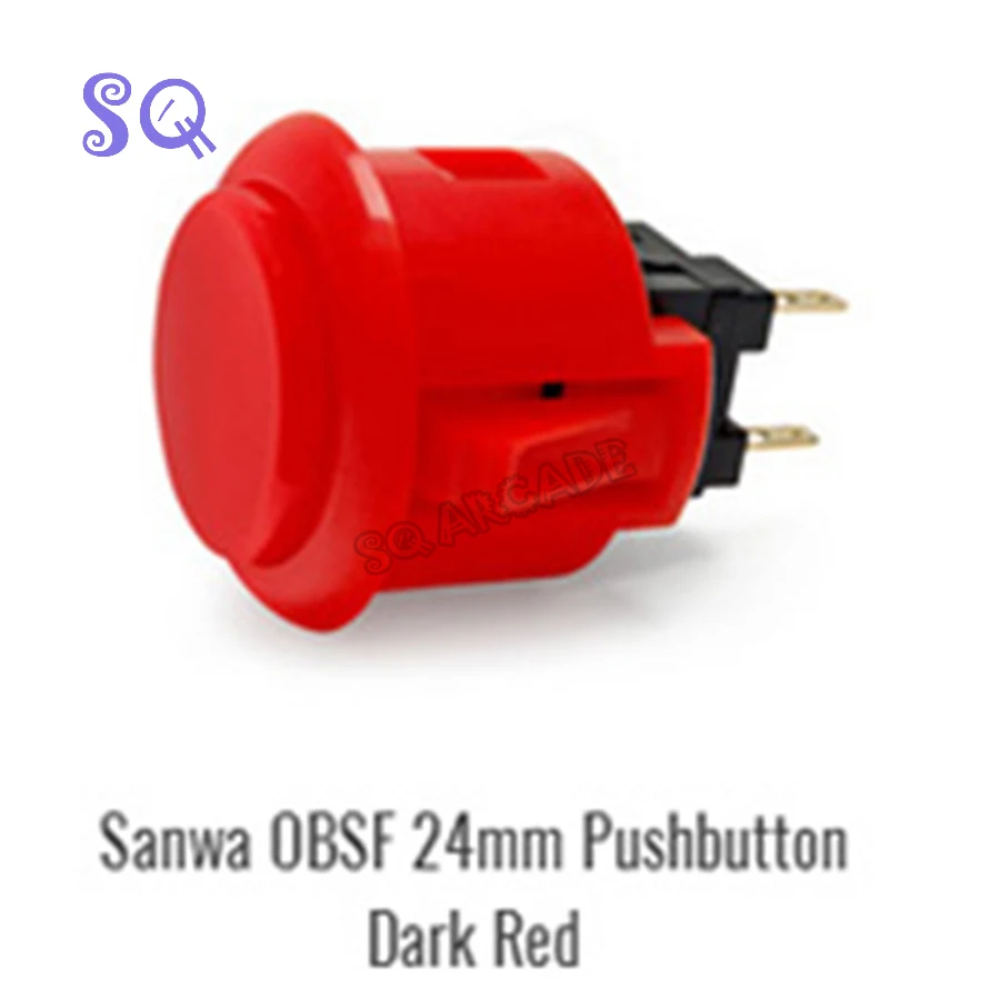 Original OBSF-24 Official Sanwa Push Button for Coin Operated Arcade Game Cabinet Parts Accessories