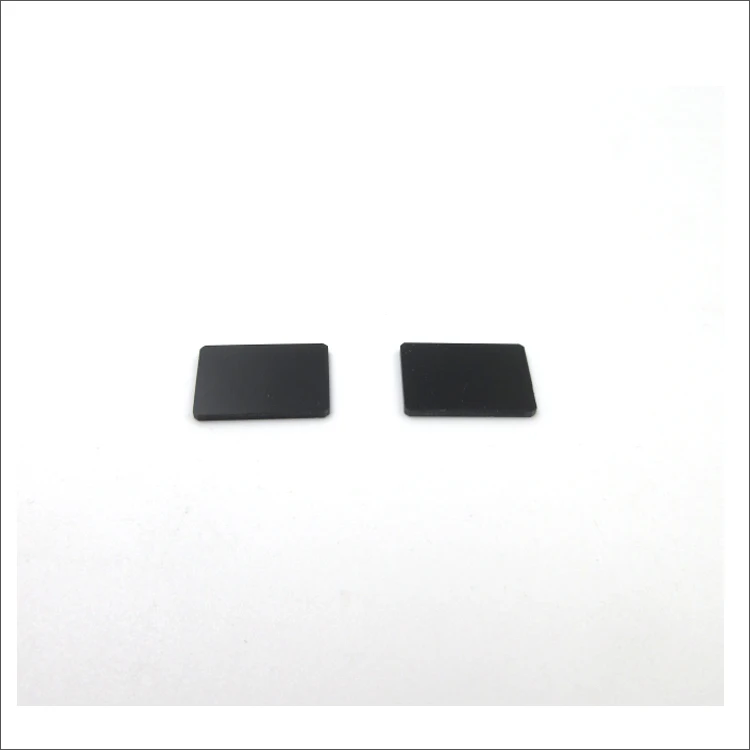 780-2500 Nm Infrared High Transmittance Visible Cut-off High-pass Black Glass Filter