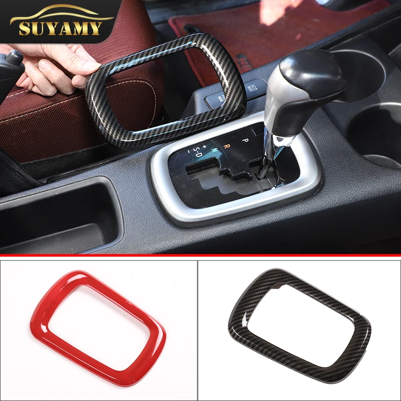 Center Console Gear Shift Frame Decoration Cover Trim For Toyota Hilux 2015-2024 ABS Car Styling Accessories Interior Modified