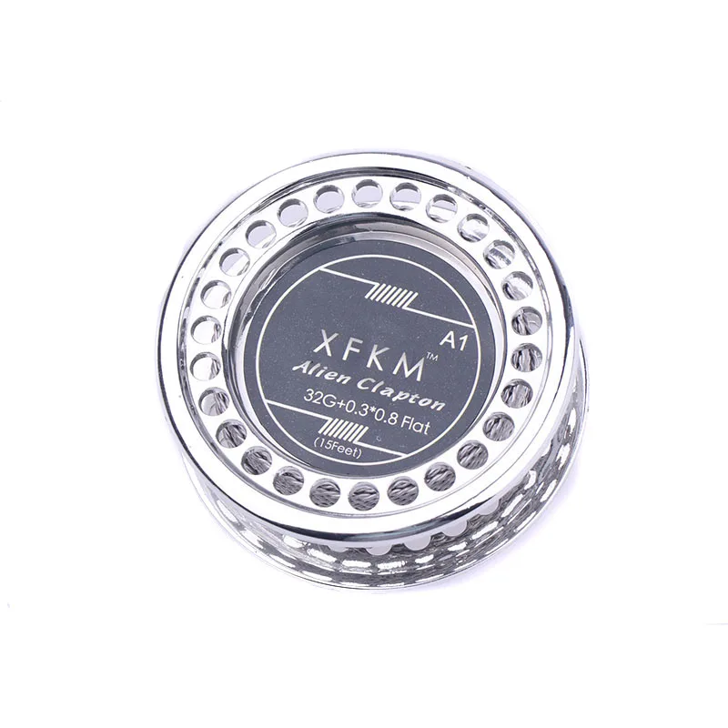 XFKM NI80/A1/316 5m/roll Alien fused Clapton for RDA RBA Rebuildable Atomizer Heating Wires Coil Tool Alien Clapton Heating Wire