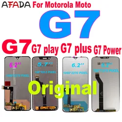 Original G7 XT1962 LCD For Moto G7 Power Display XT1955 LCD G7 Plus LCD Touch Screen Digitizer G7 Play LCD assambly  G7 LCD