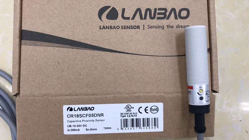 

"Shanghai Lanbao" sensor switch, capacitive proximity switch CR18SCF05DNR, N0+NC