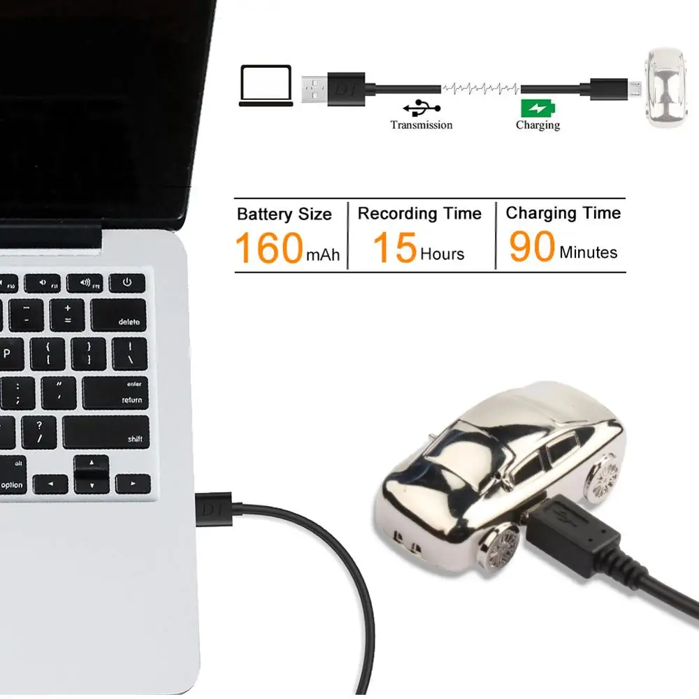 Mini Recorder 32GB Voice Controlled Recorder Multifunctional Digital Recorder MP3 Playback For Speeches And Meeting Records