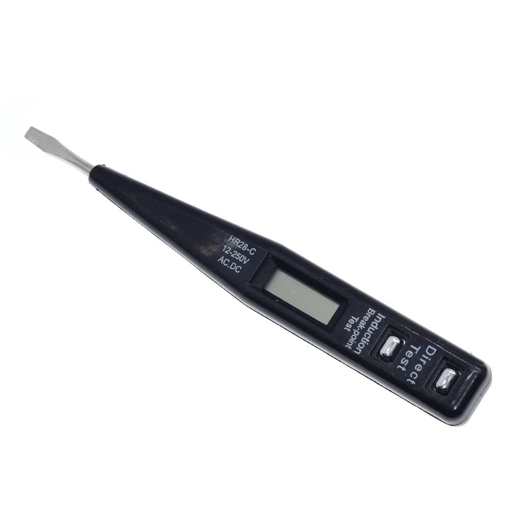 Elektrischer Spannungsmesser, Digital-Voltmeter 12V-250V, Steckdosen-Wand-AC/DC-Stromausgangsdetektor, Sensor-Teststift – Detail 3
