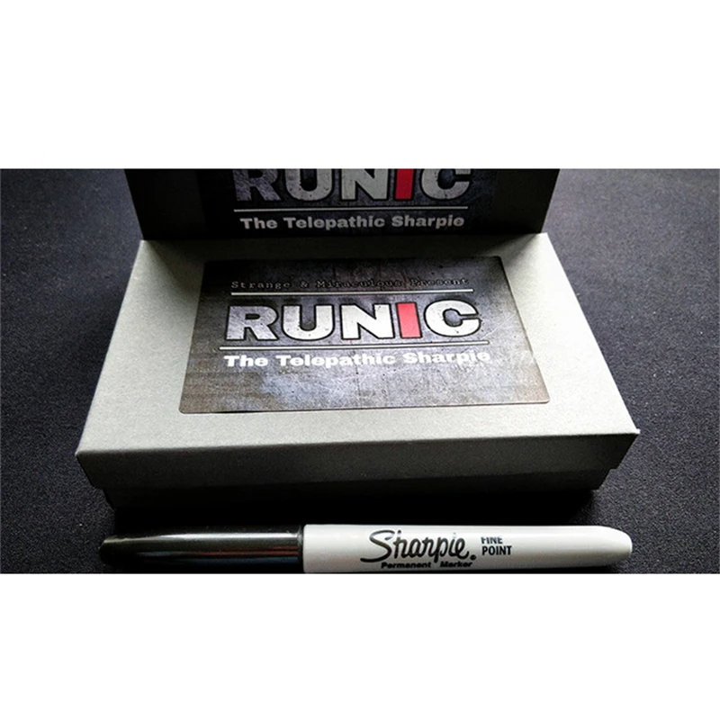 RUNIC by Jimmy Strange (Gimmick and Online Instruction) Close up Magic Card Magic Tricks Illusions Ghost Card Box Magician Fun