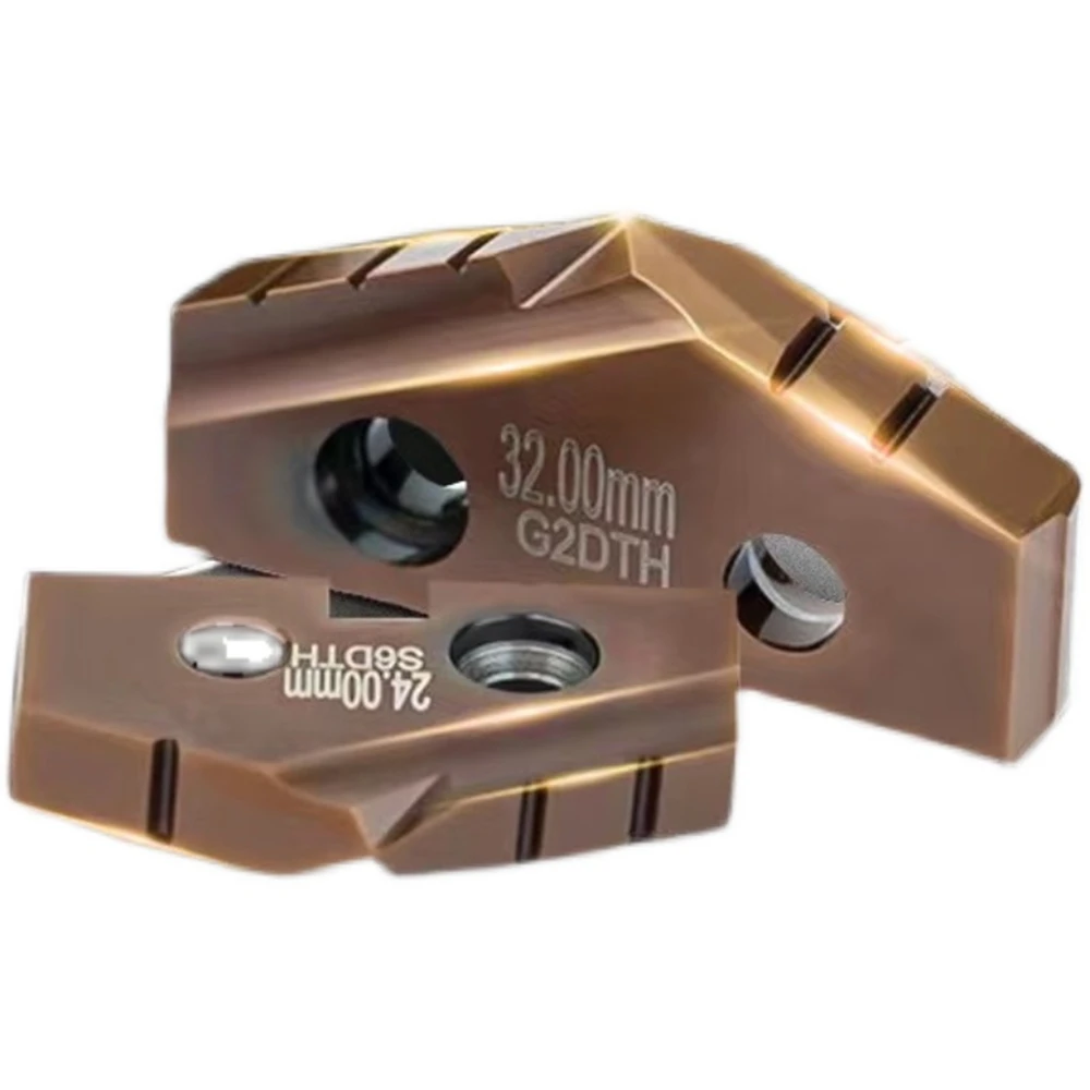 Novo 1 pçs inserção para a inserção de carboneto cnc da broca da pá g2sta g2dth inserção de aço de alta velocidade s6sta s6sth cobalto hss inserção s2sta