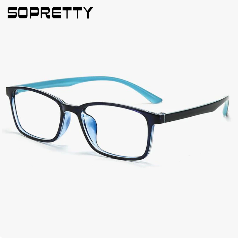 52-19-143 Korea Square TR90 Glasses Frames for Myopia Prescription ,Unisex Plastic Titanium Hyperopia Eyeglasses Frame FK118