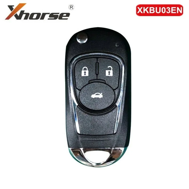 

KEYECU 5PCS XHORSE (English Version) Universal Remote Key Fob for Buick Style 3 Buttons XKBU03EN for VVDI Key Tool VVDI2