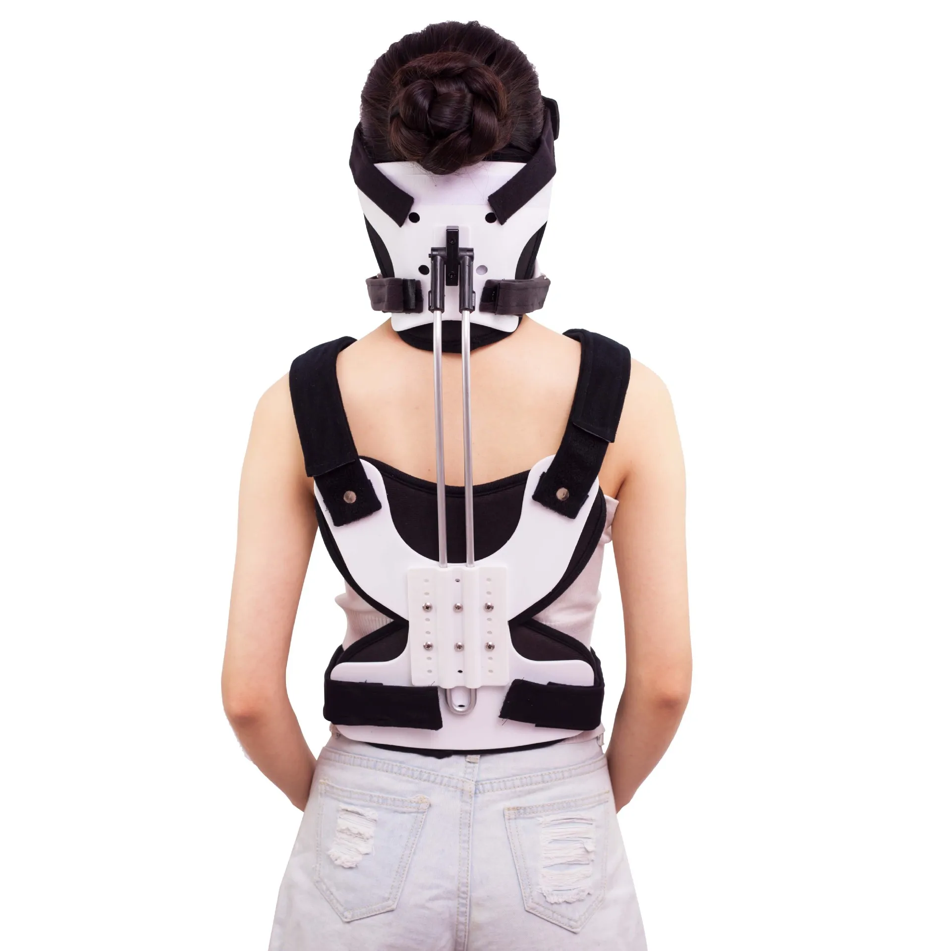 Cervical Fixation Device Adjustable Shoulder Posture Back Corrector Brace Men and Women Clavicle Support Hunching Back Trainer