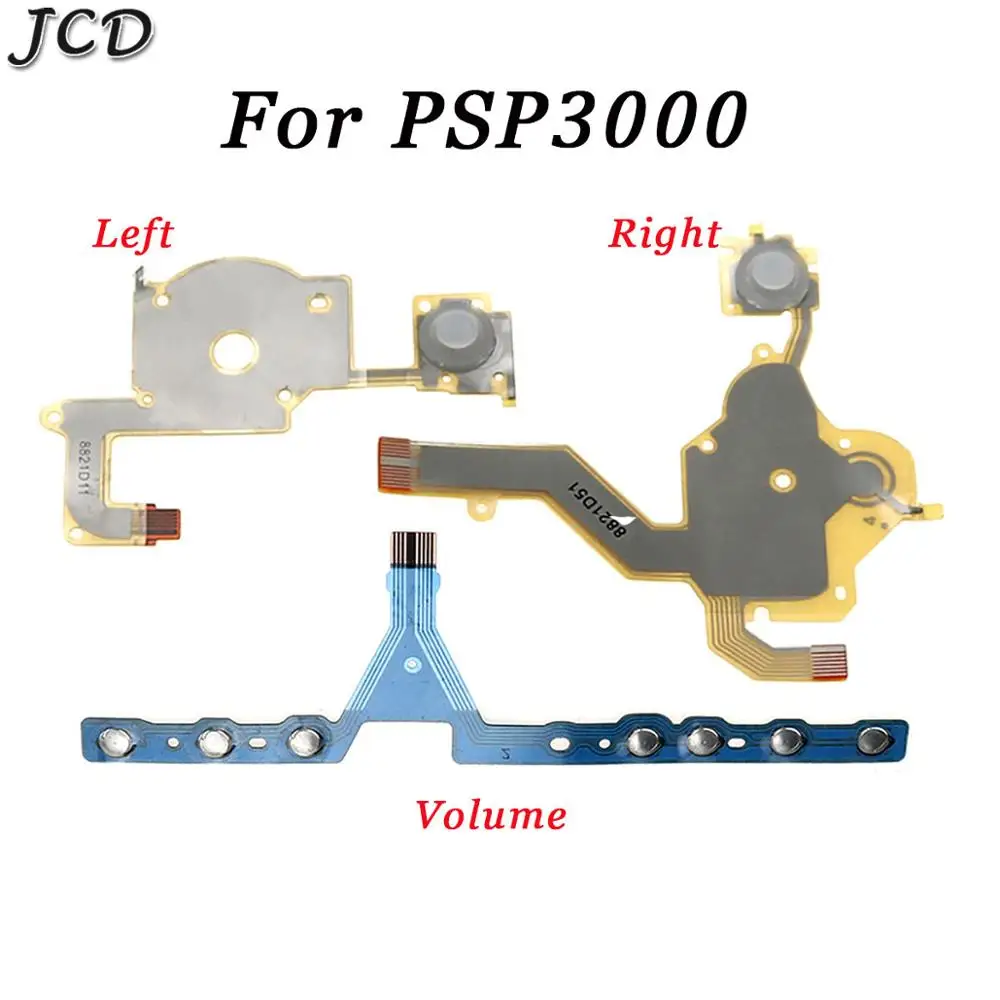 

JCD For PSP 3000 Left Right Buttons Function Start Home Volume PCB Keypad Flex Cable for Sony PSP 3000 / PSP 3004 3001 3008 300x