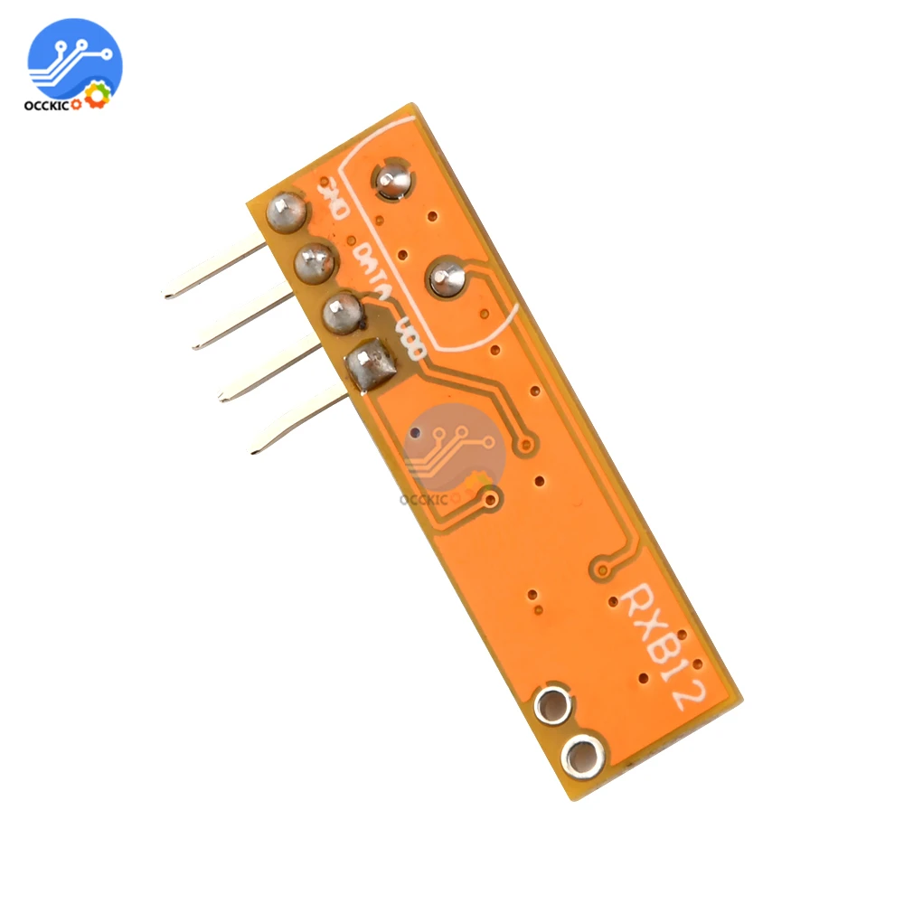 RXB12 Wireless Receiver Module 433Mhz High Sensitivity Superheterodyne Receiver Module for Arduino