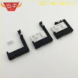 10Pcs PCB RELAY SOCKETS 41F 41FF-1Z-A POWER RELAY WITH RELAY HOLDER AC&DC 6-24V VOLTAGE CONTACT RELAY MODULE SET