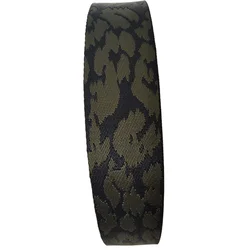 Leopard Printed Webbing New Design Black /Green High Quality 2 Inch 50mm Nylon Jacquard Hot Sale