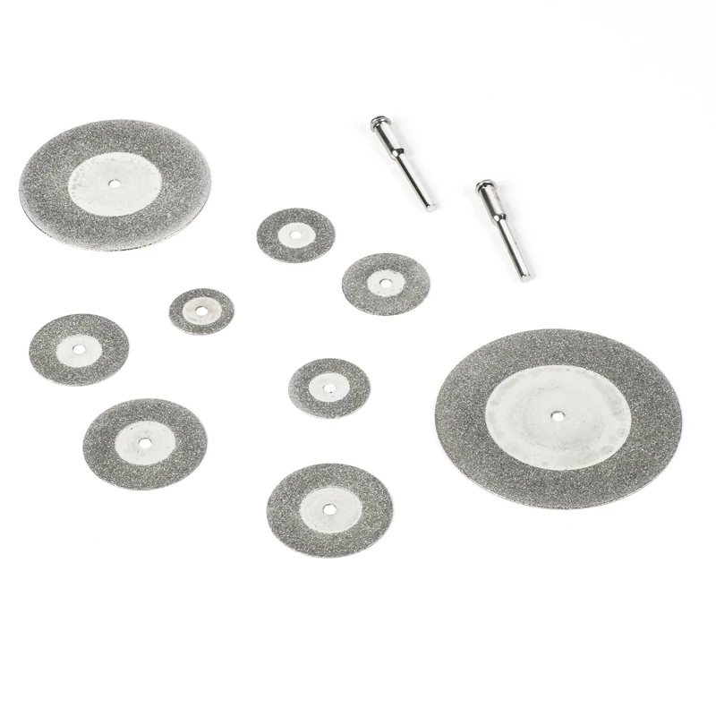 38PCS/lot Mini Diamond Saw Blade Silver Cutting Discs saw Circular Cutting Discwith for Dremel Drill Fit Rotary Tool