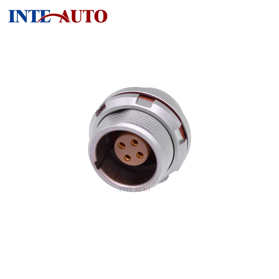 

Compatible 2K series EEG.2K.304 ip68 connector 4 pin panel mount receptacle circular multi pin connectors