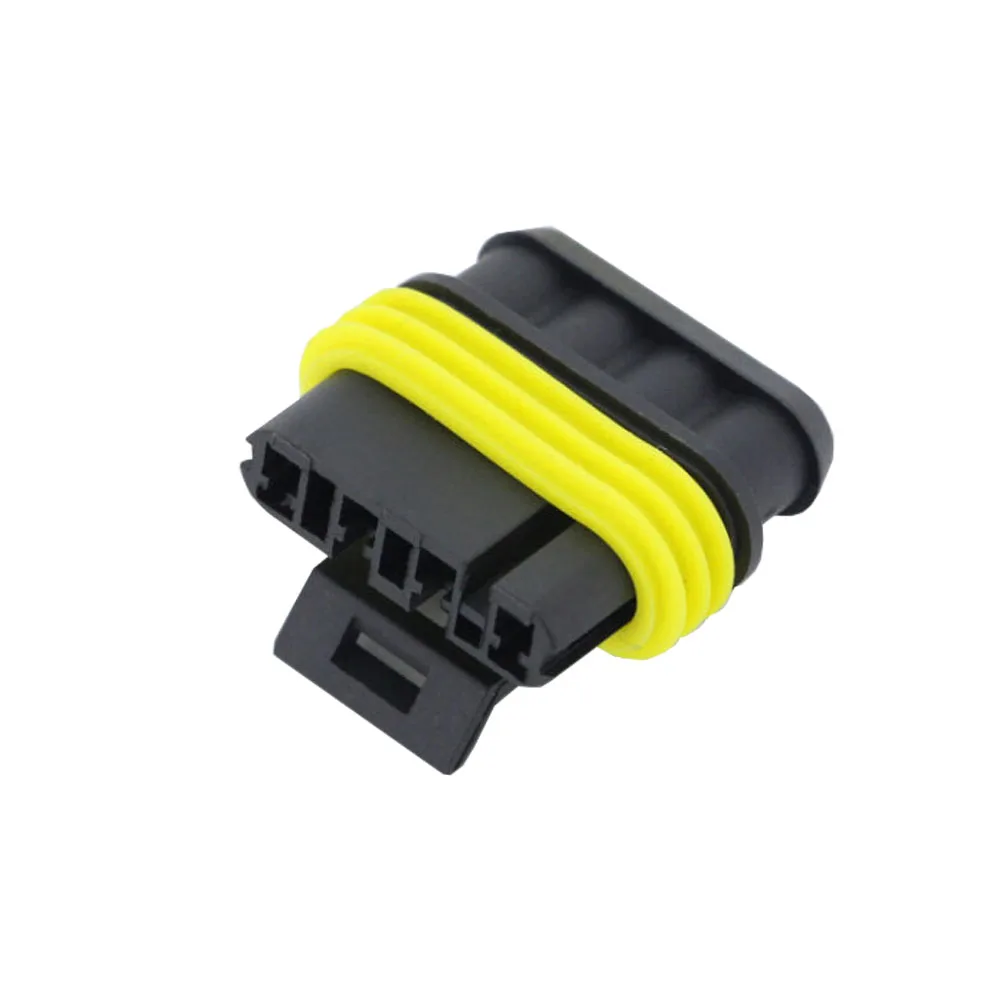 50 Sets 1.5 Connectors 4 Pin DJ7041-1.5 Waterproof Electrical Wire Plug Male and Female 20-16AWG Automobile Connector