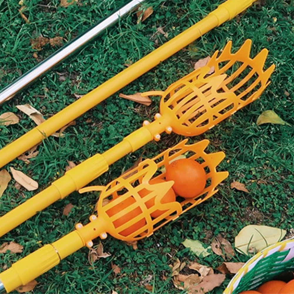 Máquina de recolección de plástico para el hogar, recogedor de frutas de caqui de gran altura, atrapamoscas, herramientas de jardín sin varilla