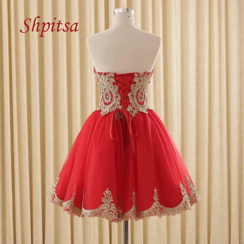 Sexy Lace Short Homecoming Dresses Tulle 8th Grade Prom Junior Cute Cocktail Graduation Formal Dresses