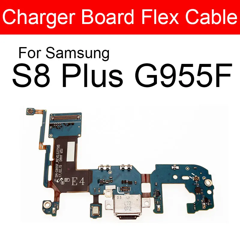 Usb Plug Charge Board For Samsung Galaxy S8 Plus G955F G955N G955U G9550 Chargring USB Jack Port Board Replacement Parts