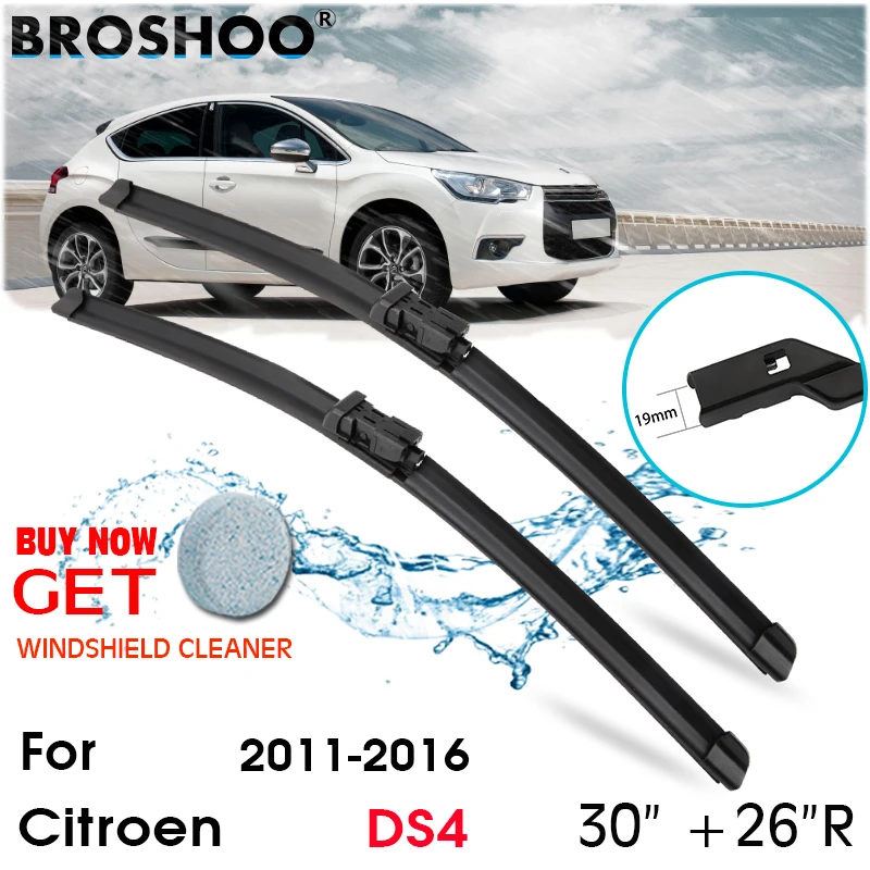 

Car Wiper Blade Front Window Windscreen Windshield Wipers Blades Auto Accessories For Citroen DS4 30"+26"R 2011-2016