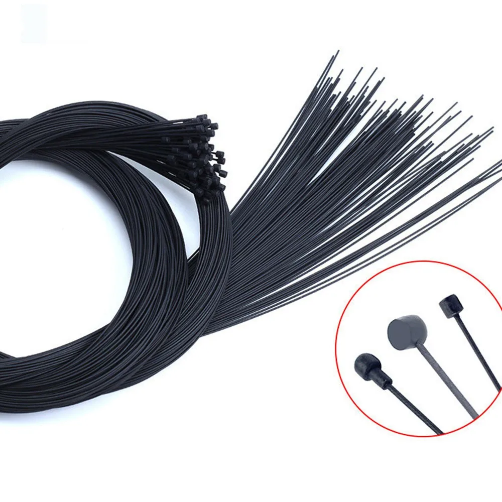 5 sztuk MTB Road Bicycle Coated shift/kabel hamulcowy rower przedni tylny przewód hamulcowy przerzutka drut liny 1.1m 1.7m 1.55m 2.1m