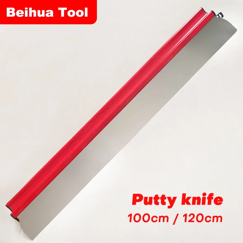 1m 1.2m Stainless steel Putty knife Scraper Extension Putty Construction Tool Wall Paint Scraper Spatula Cleaner Scraping Cutter