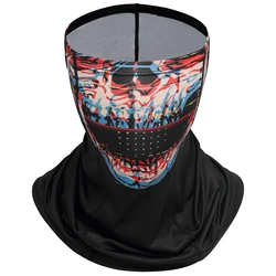 Bassdash UPF 50 Fishing Neck Gaiter Breathable Sun Cooling Mask With Holes Hiking Face Covering