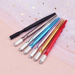 1pcs Microblading Manual Tattoo Pen Permanent Makeup Lips Eyebrow Machine For Embroidery Needle Tebori Blade Tattoo Accessories