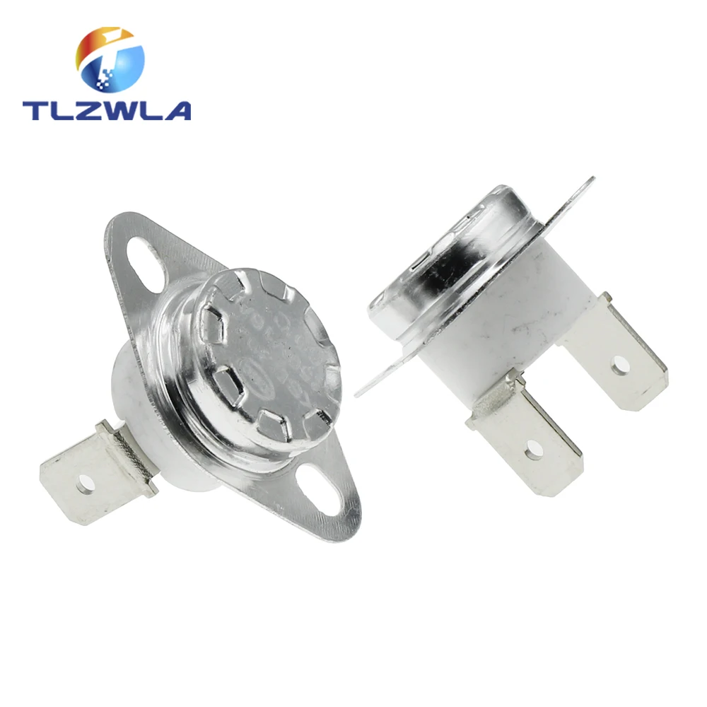 10PCS Thermostat KSD301/KSD302 40~300C Ceramics 16A250V 45C 50C 55C 60C 75C 80C 85C 90C 95C degrees Normally Closed open