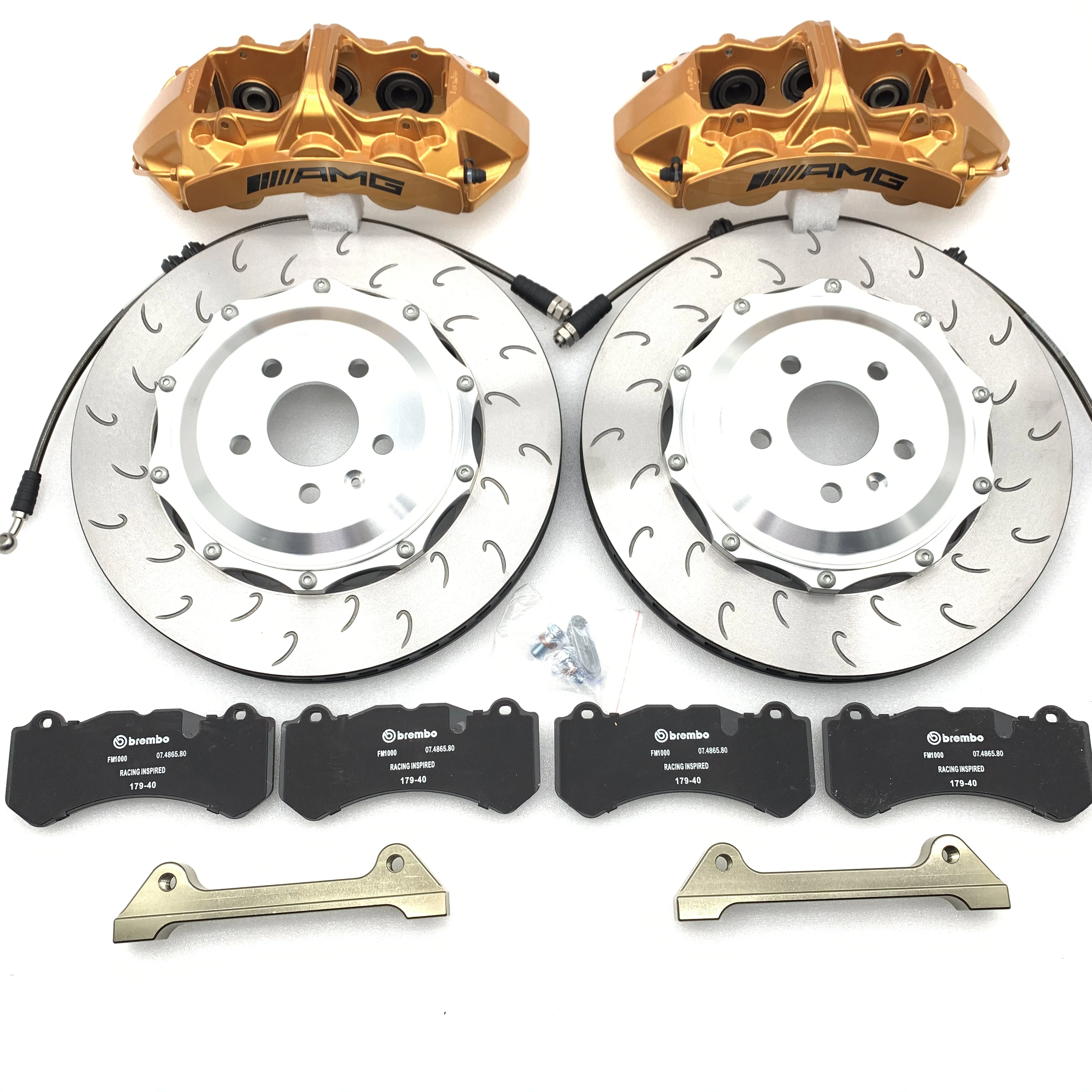 High-performance 6pot calipers refit BMW-3-series E46/E90/F30 red GT6 brake system for the 20-inch front wheels with 380*34 disc