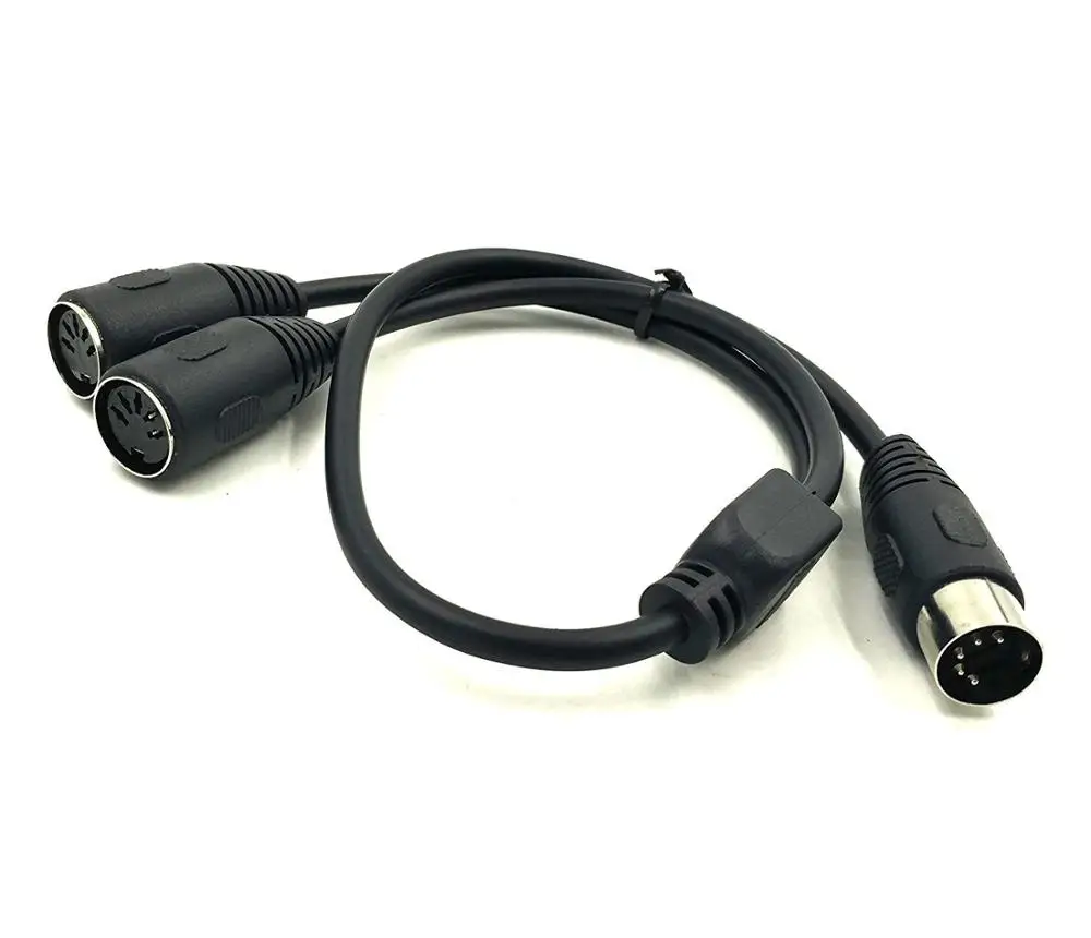 One point two audio MIDI5 core 5Pin Din revolution 2 5 Pin Din female hole cable 0.5 meters